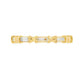 14K Yellow gold baguette diamond band. Item J38832 - ABC Jewelry Co.