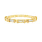 14K Yellow gold baguette diamond band. Item J38832 - ABC Jewelry Co.