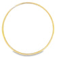 14K Yellow gold bangle set with a variety of round brilliant diamonds. Item J38984 - ABC Jewelry Co. 