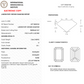 Lab Grown Diamond - Emerald Cut - 2.56 Carat Weight