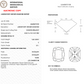 Lab Grown Diamond - Cushion - 1.55 Carat Weight