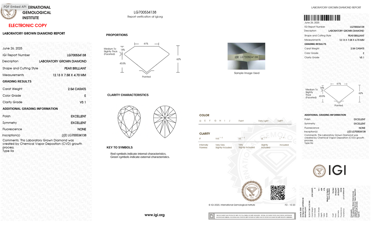GIA Certificate 