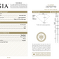 A GIA gemstone color and clarity report card for a natural diamond with report number 2347307750