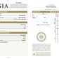A GIA gemstone color and clarity report card for a natural diamond with report number 5346328324
