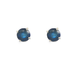 14K White Gold - Sapphire Stud Earrings - J37906