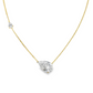 14K Yellow Gold - Lab Grown Diamond Necklace - J37226