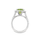14K White Gold - Peridot & Diamond Ring - 23612