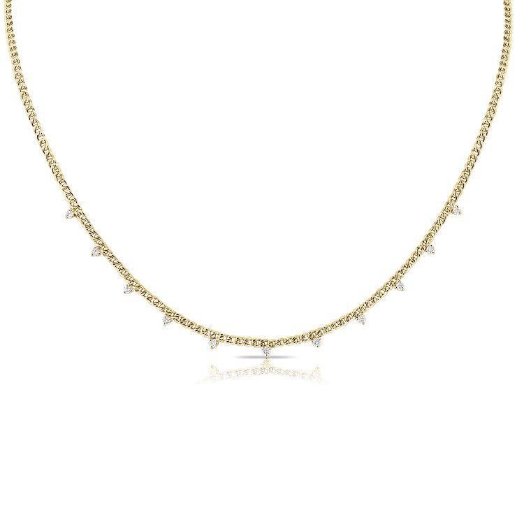 14KY Diamond Fashion Necklace-JJN0086-012