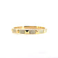 18 kt Yellow gold diamond bracelet