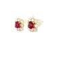 Ruby & Diamond Earrings-J35757