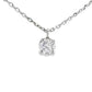 14K White gold pendant set with round brilliant diamond, item number J37049 - ABC Jewelry Co