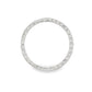 14K White gold band channel set with princess cut blue diamonds. Item 17614 - ABC Jewelry Co.