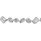 14K White Gold - Diamond Bracelet - J37456