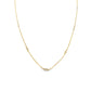 14K Yellow gold Diamonds By The Yard necklace, item J37513 - ABC Jewelry Co