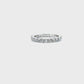 14K White Gold - Diamond Eternity Band - J31750