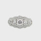 18K White Gold - Diamond Band - J31082