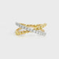 18K Yellow Gold - Diamond Fashion band - J36904