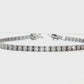 14K White Gold - Diamond Tennis Bracelet 5.00 ct tw - J38669