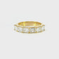 18K Yellow Gold - Diamond Band - J37032