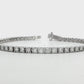 14K White Gold - Diamond Tennis Bracelet 4.00 ct tw - J38670