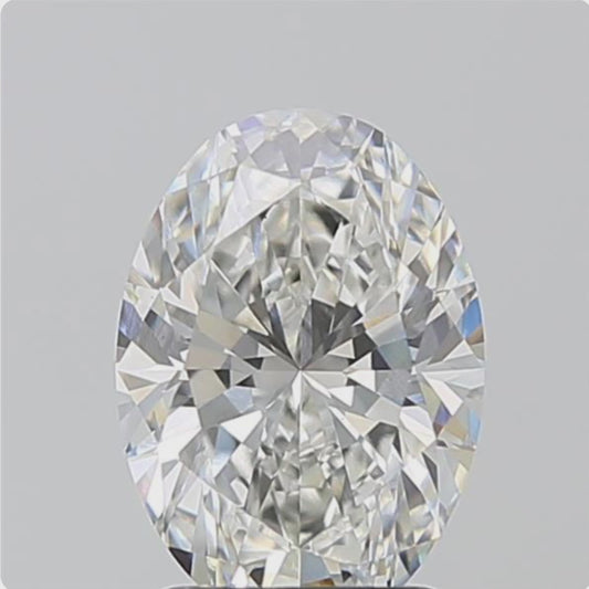 Lab Grown Diamond - Oval - 2.09 Carat Weight