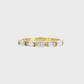 18K Yellow Gold Diamond Band - J37178