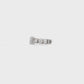 14K White gold ear cuff set with round brilliant diamonds - item J36011, ABC Jewelry Co