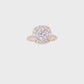 18KY Diamond Ring, GIA Certified-R92595G