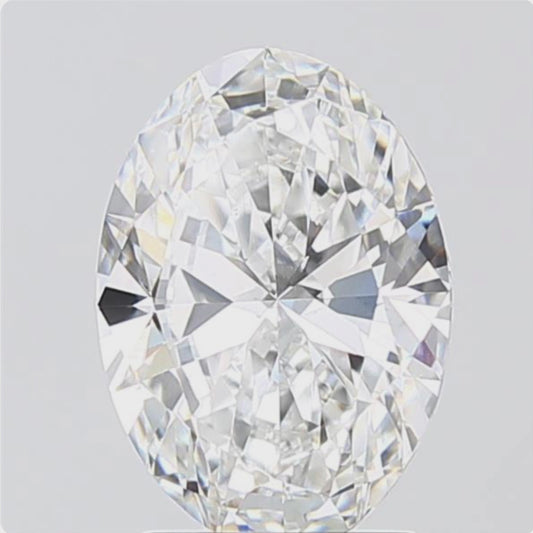 Lab Grown Diamond - Oval - 2.51 Carat Weight