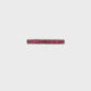 18K White gold eternity band set with princess cut rubies. Item 23024 - ABC Jewelry Co.