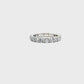 14kt White Gold Diamond Eternity Band - J34296