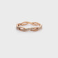 18K Rose Gold - Diamond Band - J32495