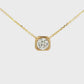 14K Yellow Gold - LAB GROWN Diamond Necklace - J38976