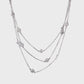 14kt White Gold, Diamonds By The Yard Necklace - J36918