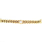 14K Yellow Gold - Bezel Set Diamond Bracelet - J35206