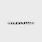 14K White Gold - Beaded Fashion Band - 2581