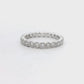 18K White Gold - Diamond Eternity Band - J30150