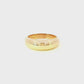 14K Yellow gold dome ring. Item J37834 - ABC Jewelry Co. 