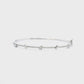 14K White Gold - Bangle Bracelet - J37464