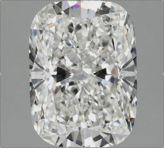 Lab Grown Diamond - Cushion Modified - 2.52 Carat Weight