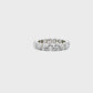 14kt White Gold Diamond Eternity Band - J35415