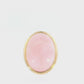 14K Yellow Gold - Rose Quartz Ring - J37638