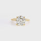 18K Yellow Gold - LAB GROWN DIAMOND Ring - J37824