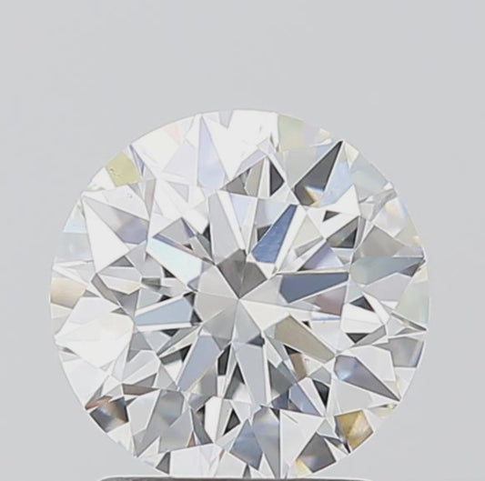 Lab Grown Diamond - Round - 2.04 Carat Weight
