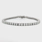 14K White Gold - Diamond Tennis Bracelet - J36575