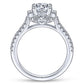 14k White Gold Engagement Ring - ER14508R4W44JJ