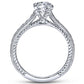 14k White Gold Engagement Ring - ER8823W44JJ