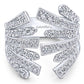 14k White Gold Ladies Fashion Ring - LR51294W45JJ