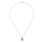 14k White Gold Diamond Silk Fashion Necklace - NK3075W45JJ