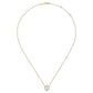 14k Yellow Gold Diamond Initial Pave Necklace - NK4522S-Y45JJ